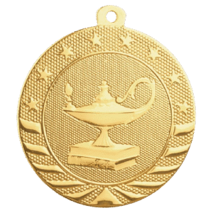 lamp-book-medal-gold